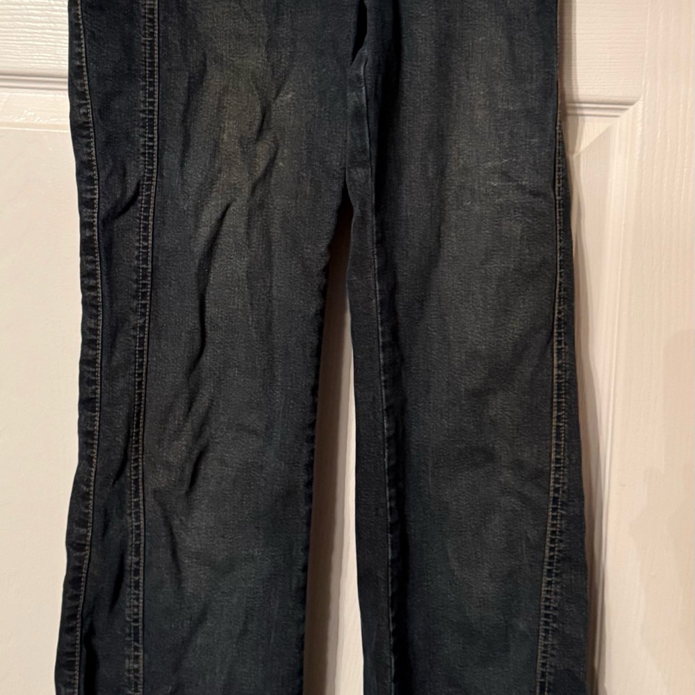 bebe Dark Blue Flare Jeans